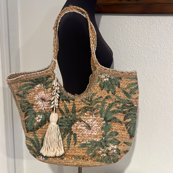 Time and Tru jute tote - Picture 2 of 6